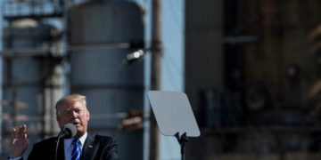 United States President Donald Trump has pushed for policies that promote fossil fuels and for the removal of greenhouse gas regulations.