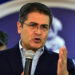 Honduran President Juan Orlando Hernandez speaks at an event.